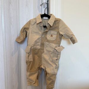 GAP Kids Beige Long sleeve jumpsuit